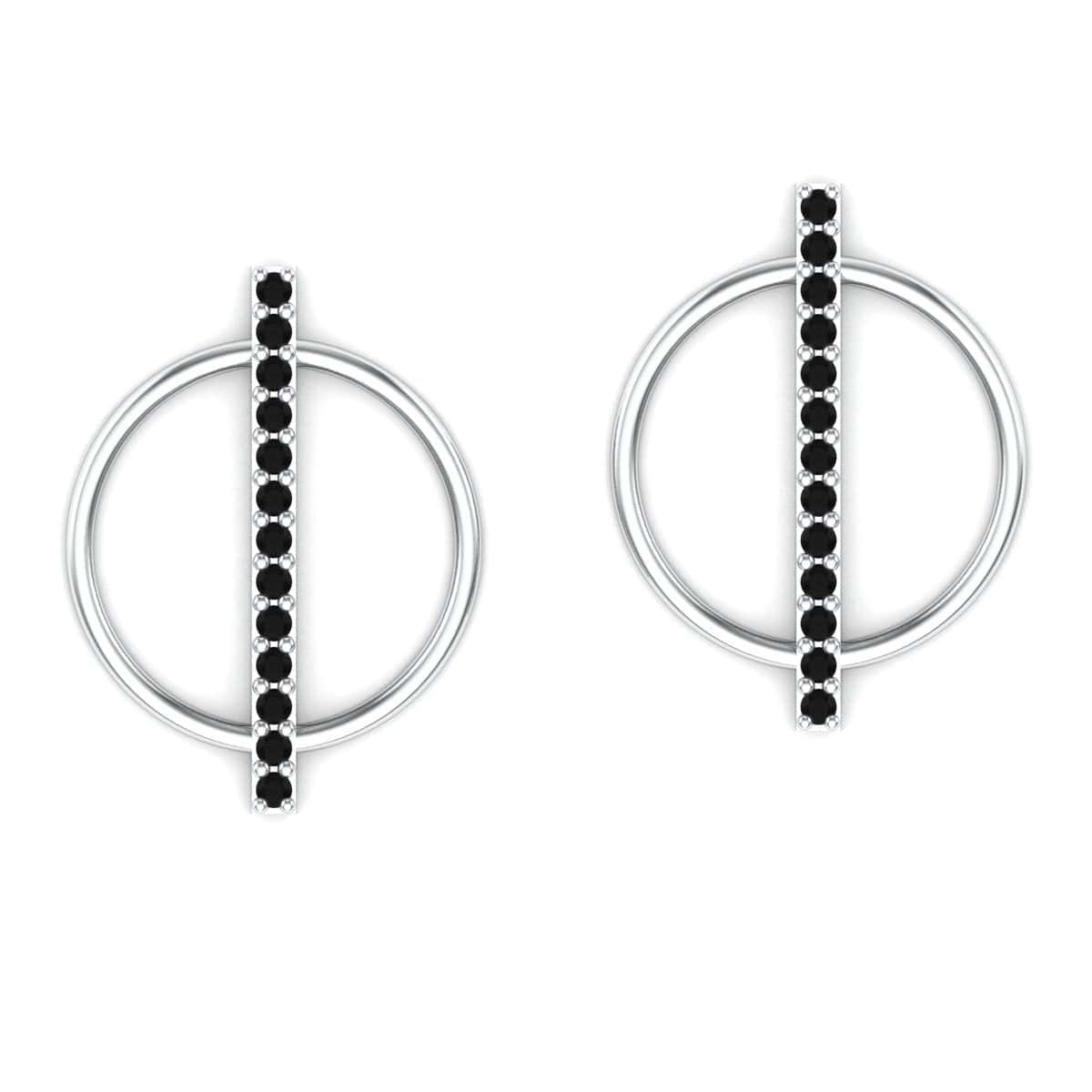 Circle Cut Earring