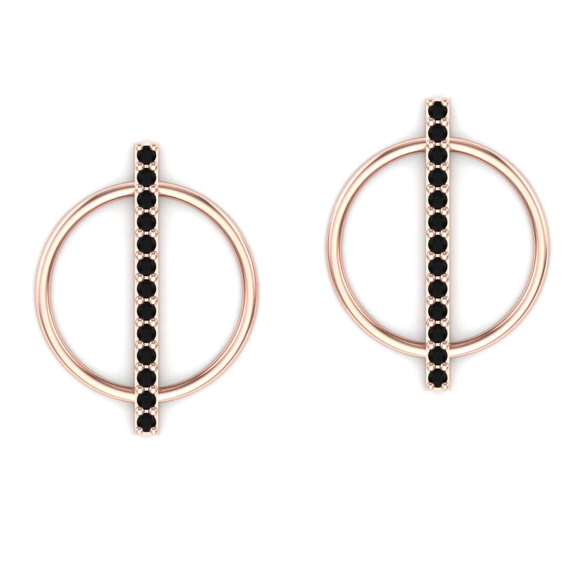 Circle Cut Earring