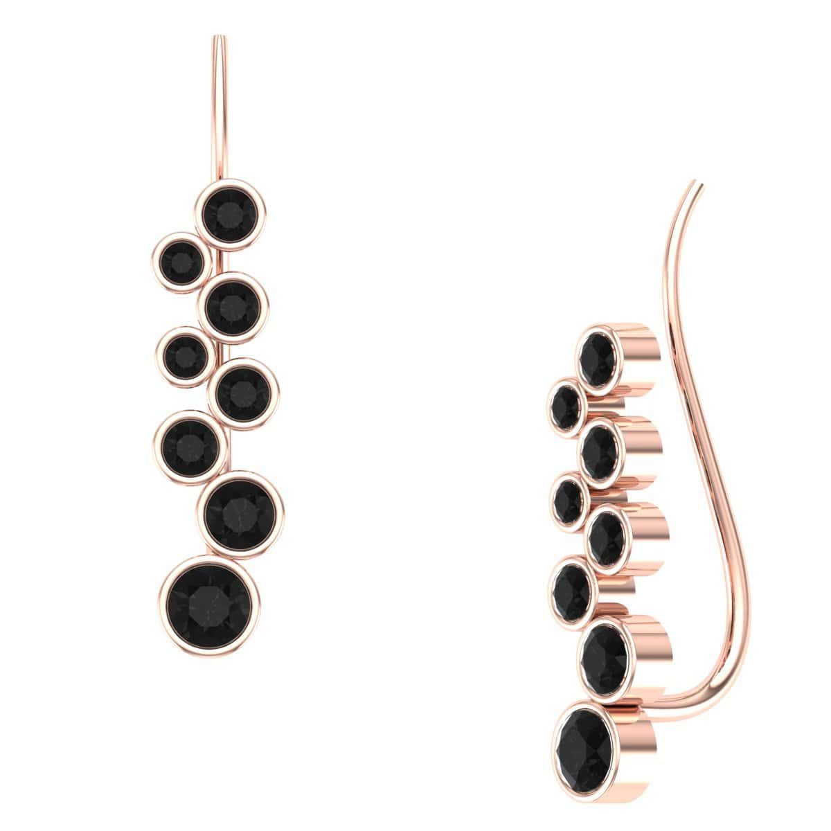 Noir Climbers Earring
