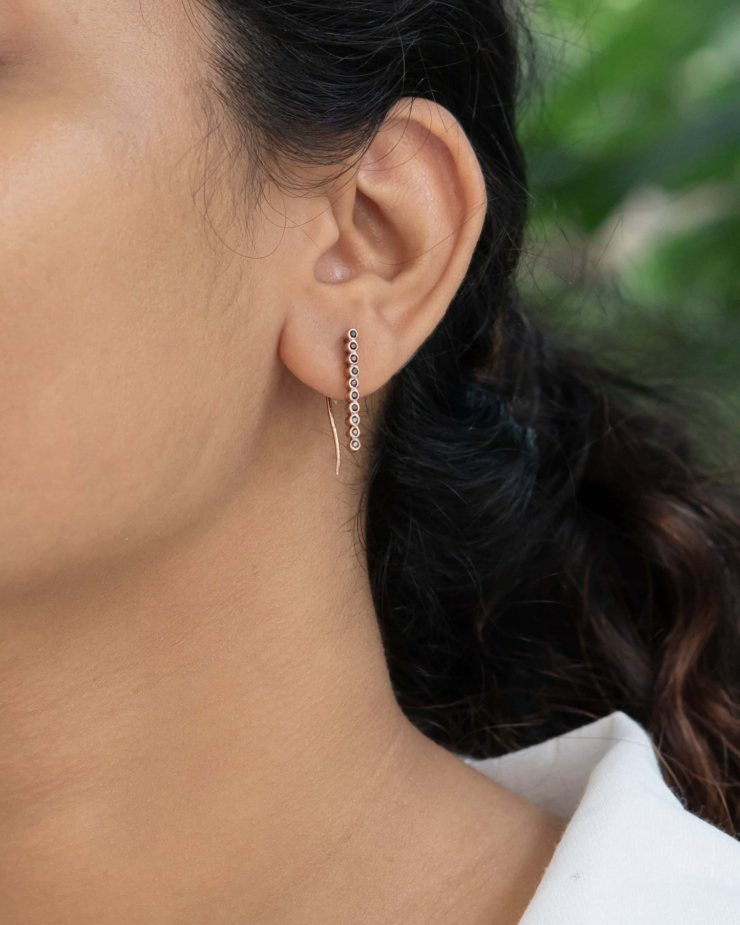Luna Line Climbers Earring