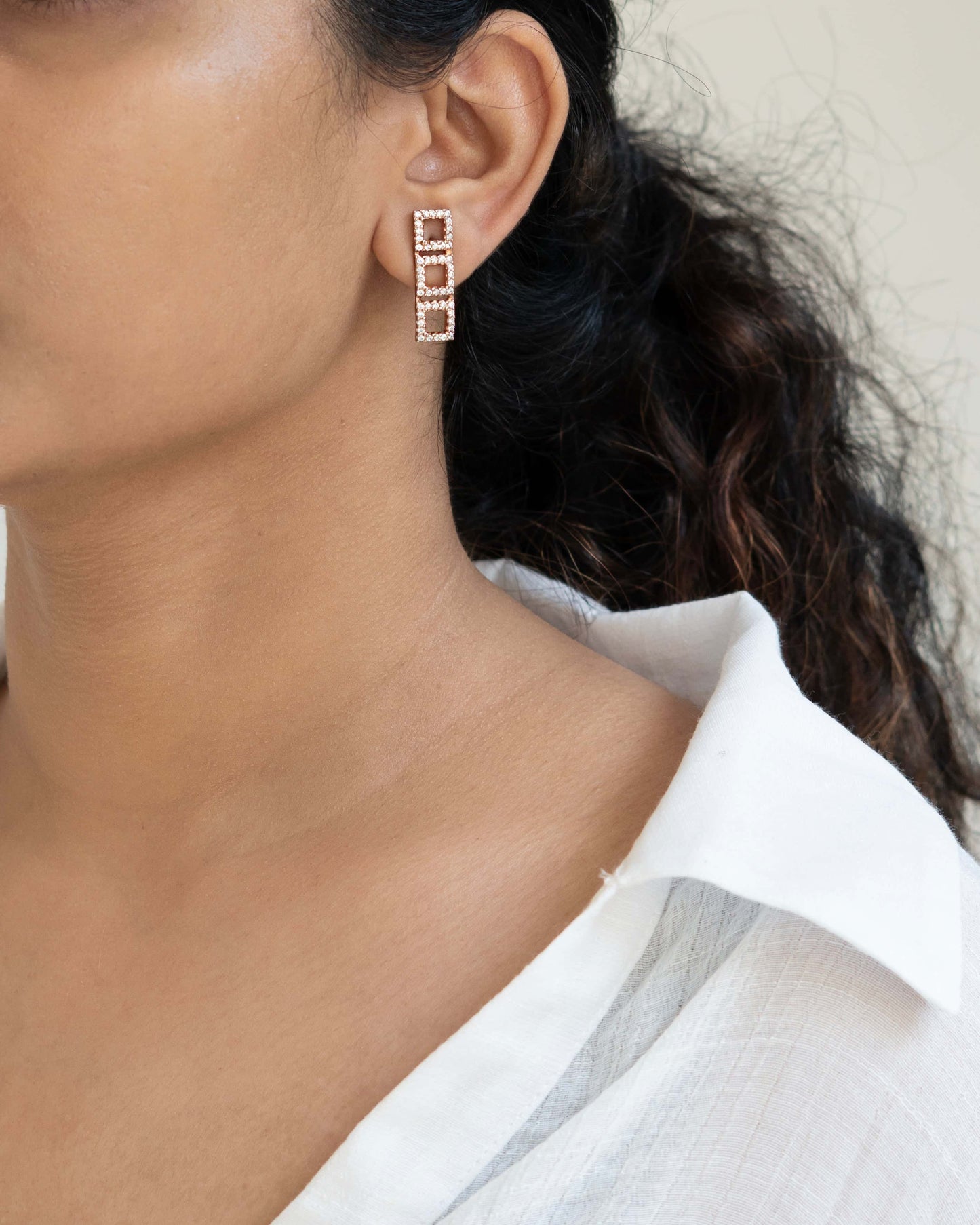 Trinity Gleam Earring