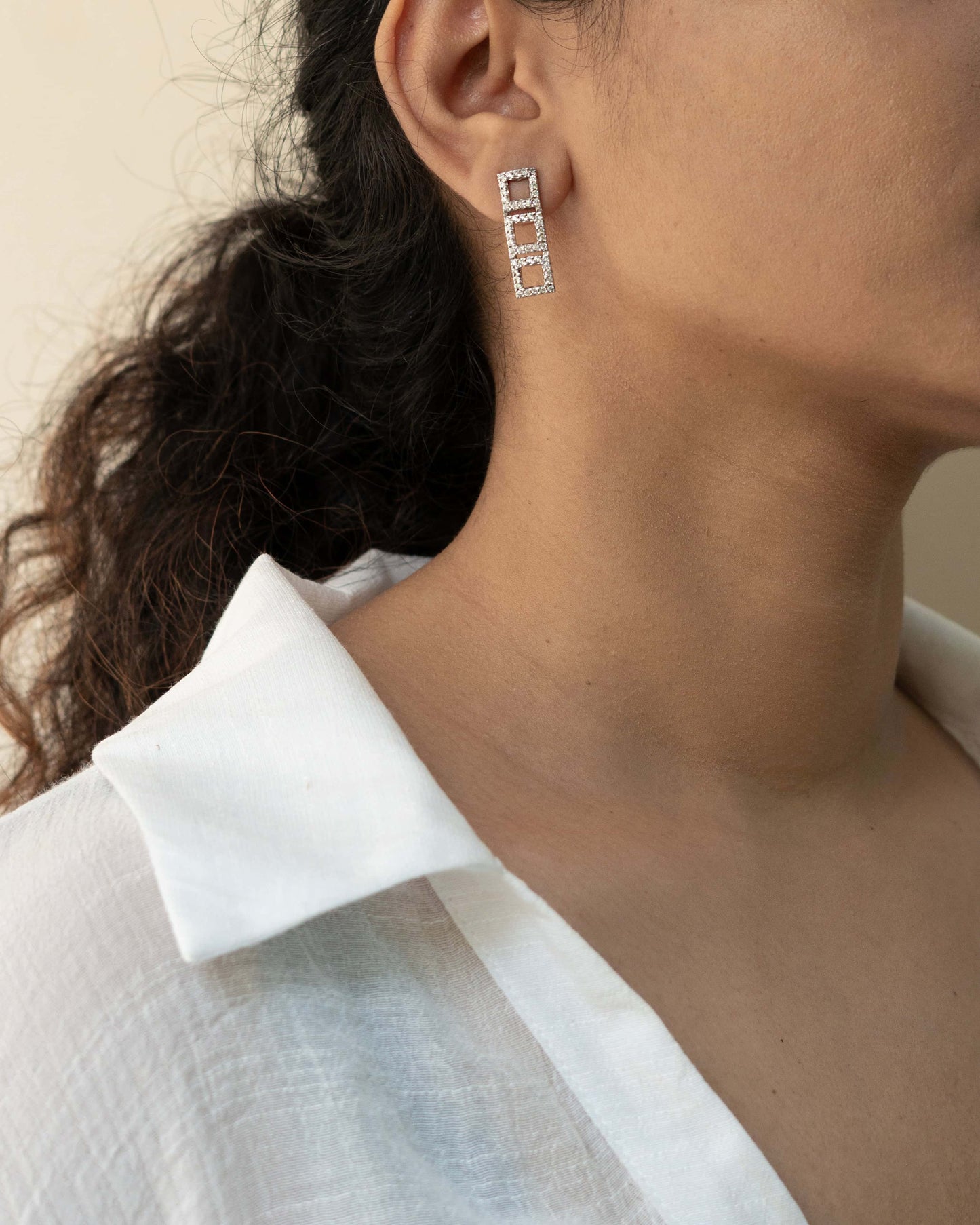 Trinity Gleam Earring