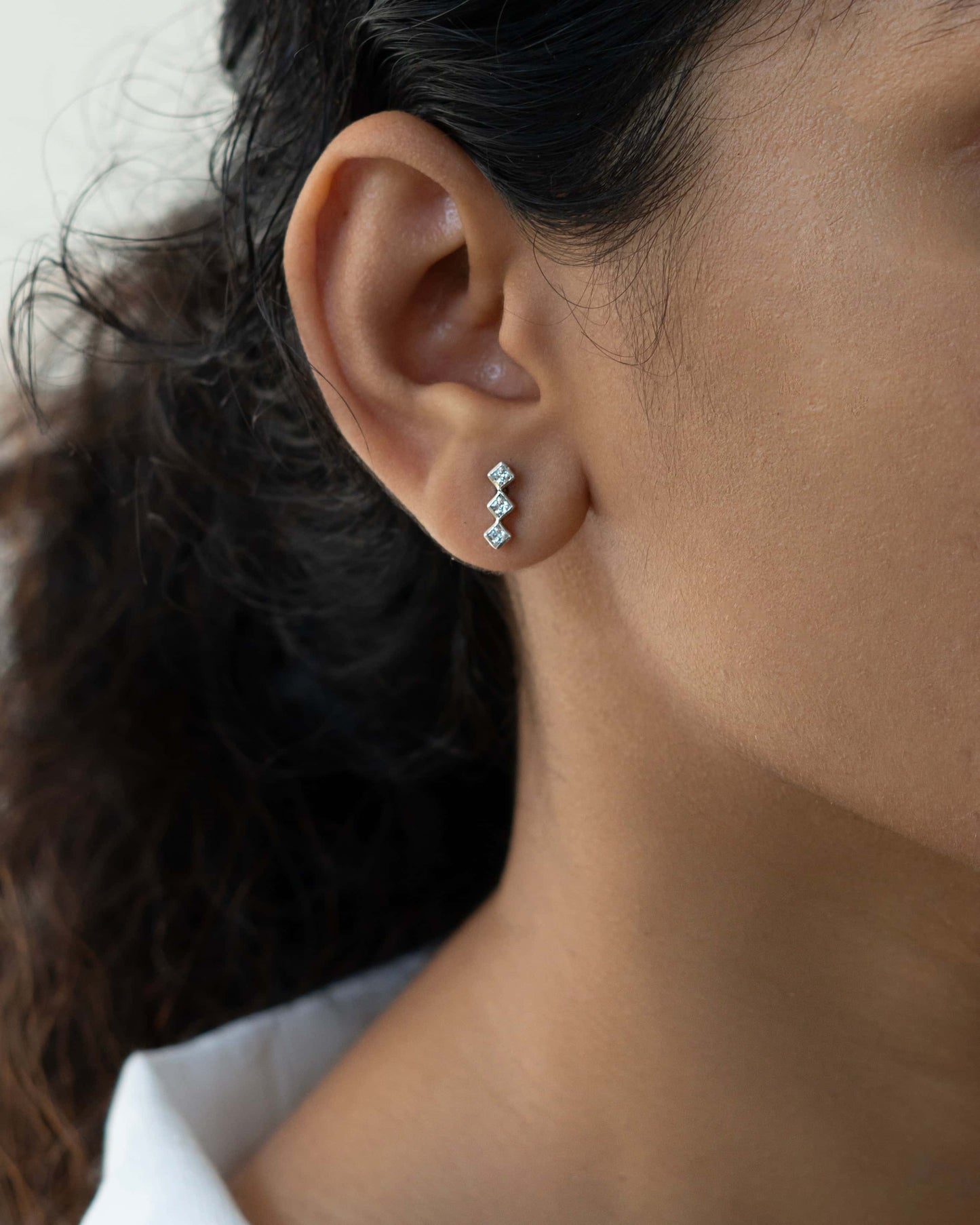Mini Zig Earring