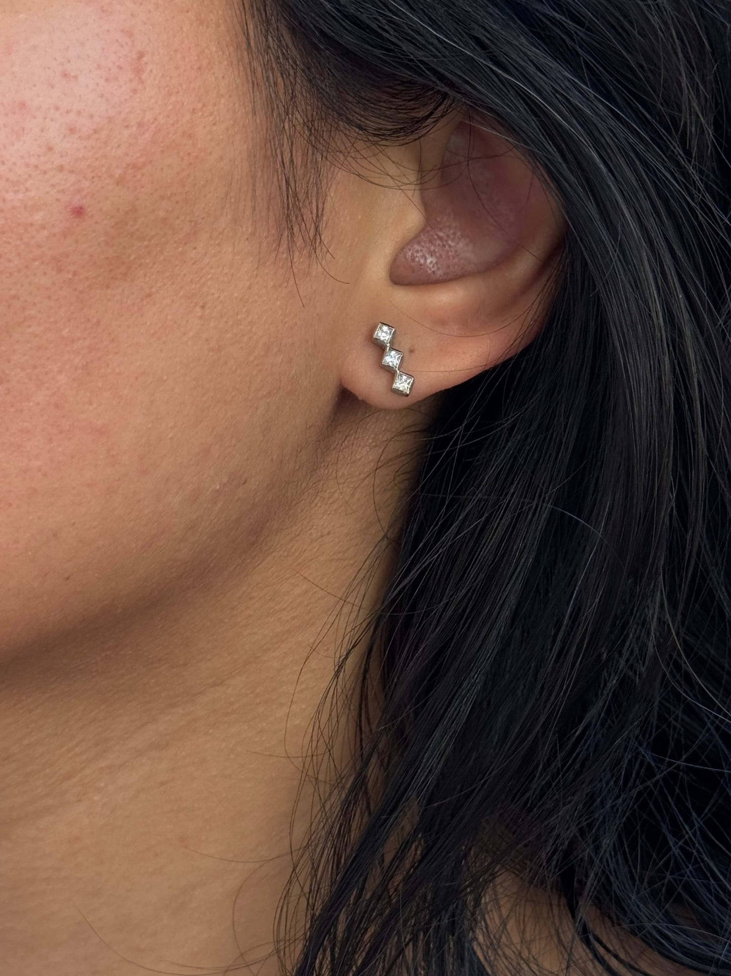 Mini Zig Earring