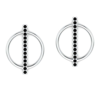 Circle Cut Earring