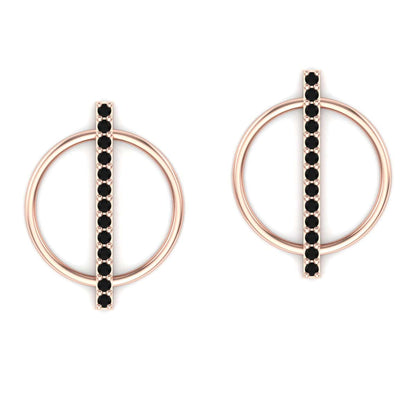 Circle Cut Earring