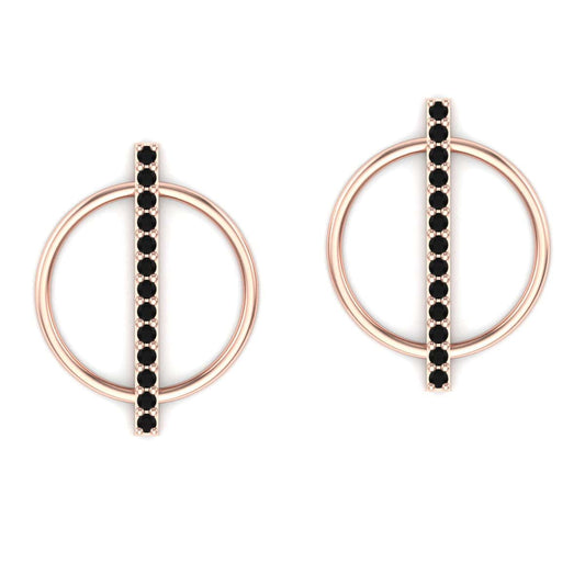 Circle Cut Earring