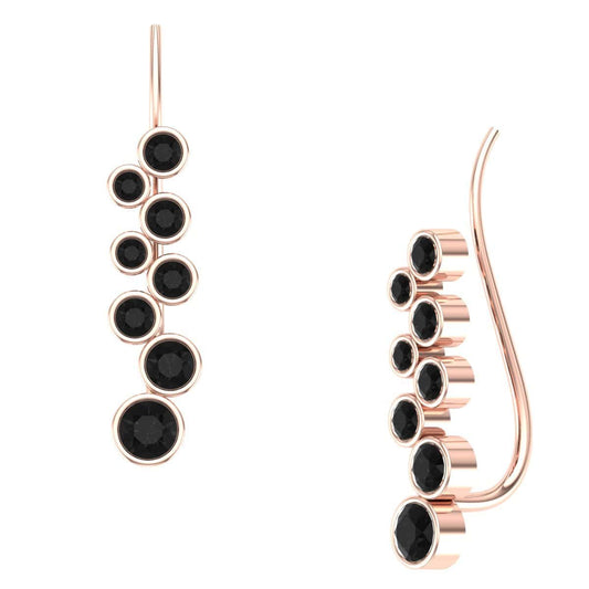Noir Climbers Earring