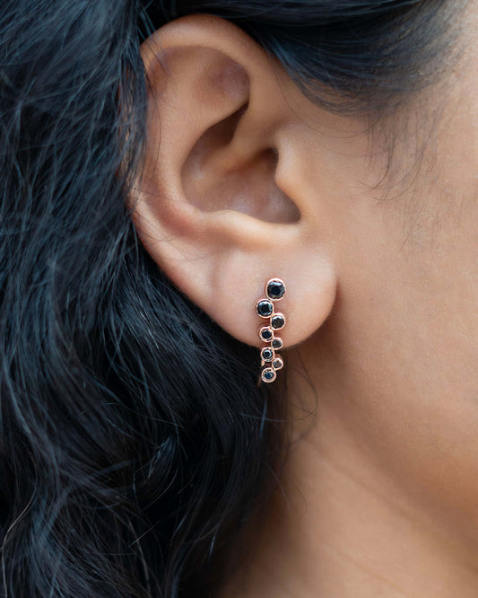 Noir Climbers Earring