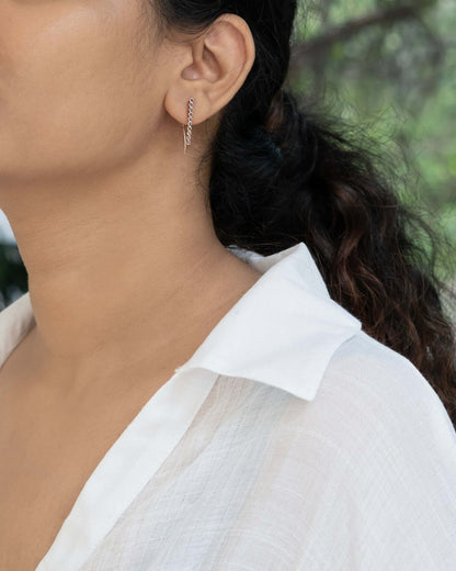 Luna Line Climbers Earring