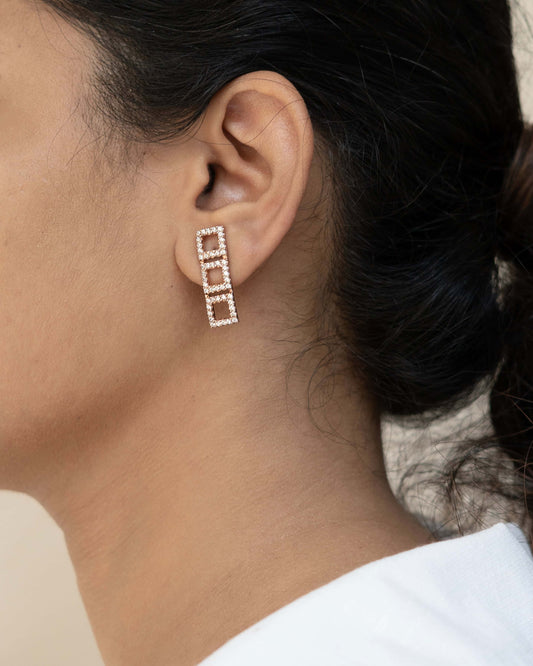 Trinity Gleam Earring
