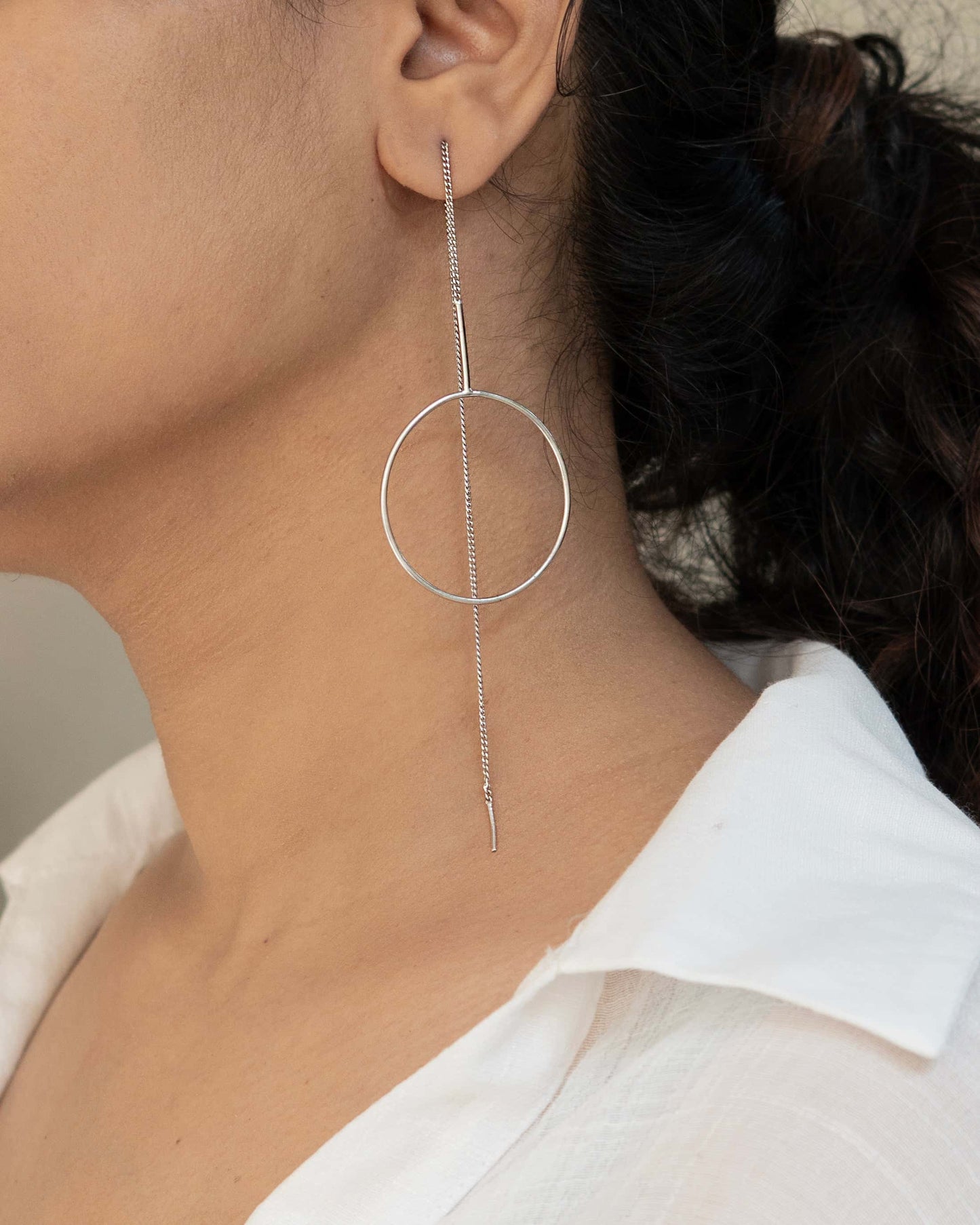 Luna Thread Earring