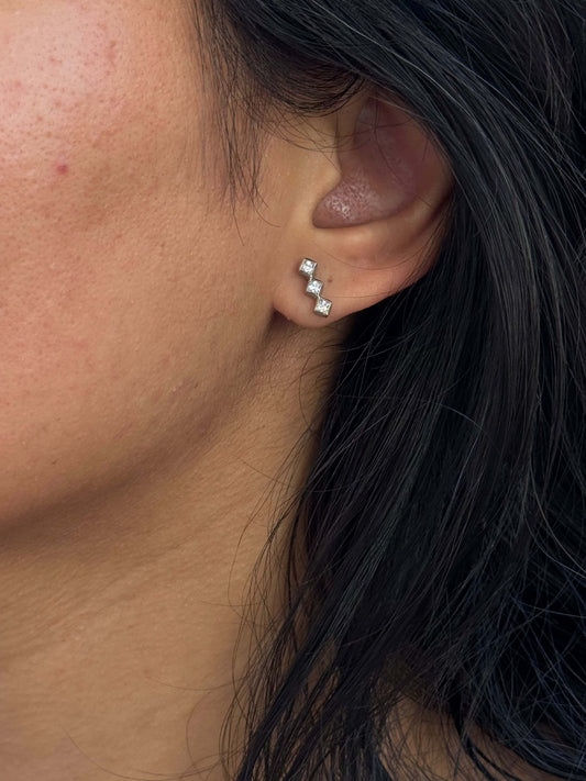 Mini Zig Earring
