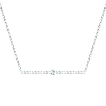 Line Pendant necklace with minimalist design.