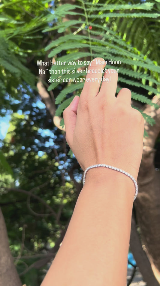 Main Hoon Na 925 Silver Bracelet