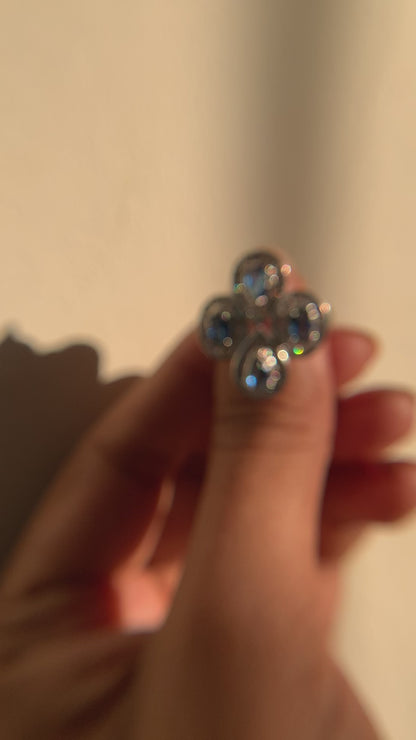 Blue Cocktail Ring